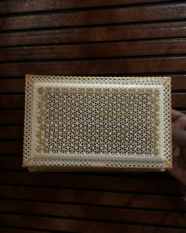 Luxurious Handcrafted Camel Bone Jewelry Box - Image 3